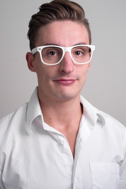 white glasses frames mens