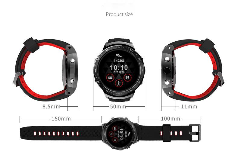 X300 H1 4G Smart Watch with round 1.39" OLED screen, GPS, heart rate monitor, SIM card, WiFi calling, and 5MP camera