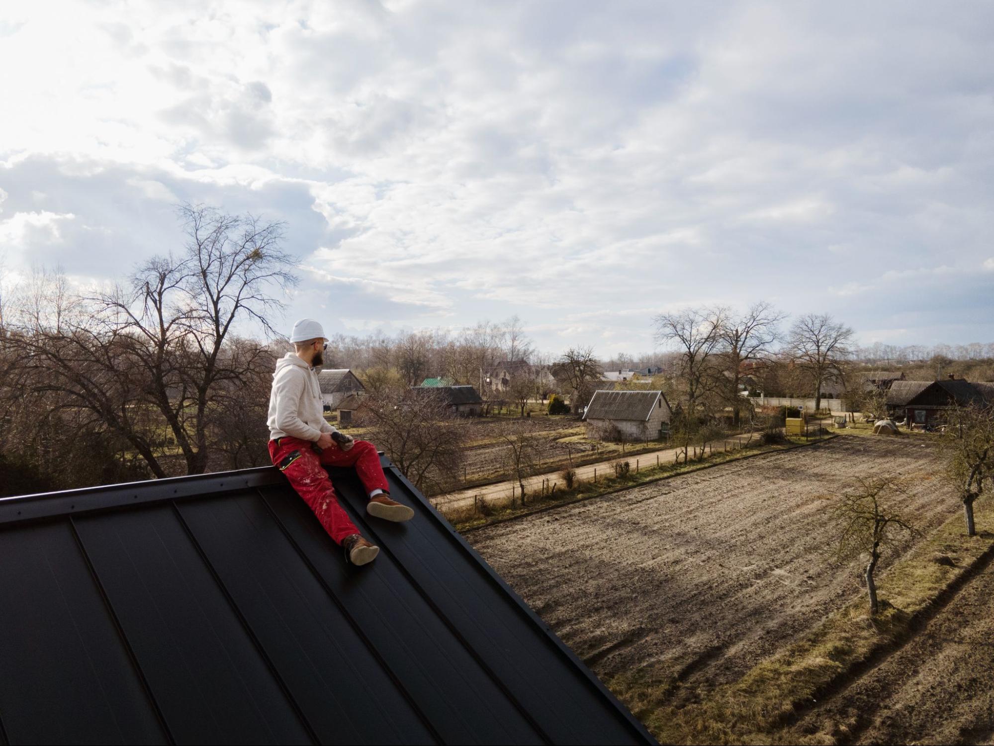 mono sloped roof