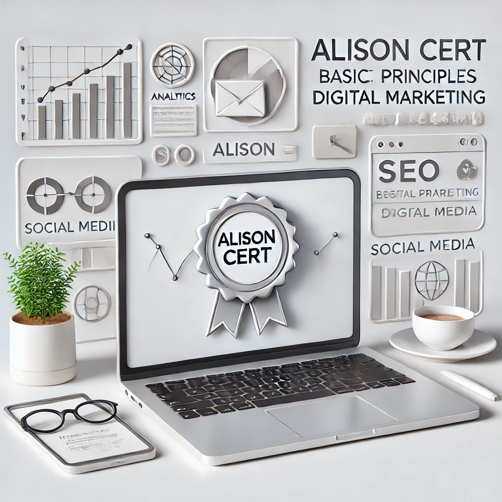 alison cert basic principles of digital marketing